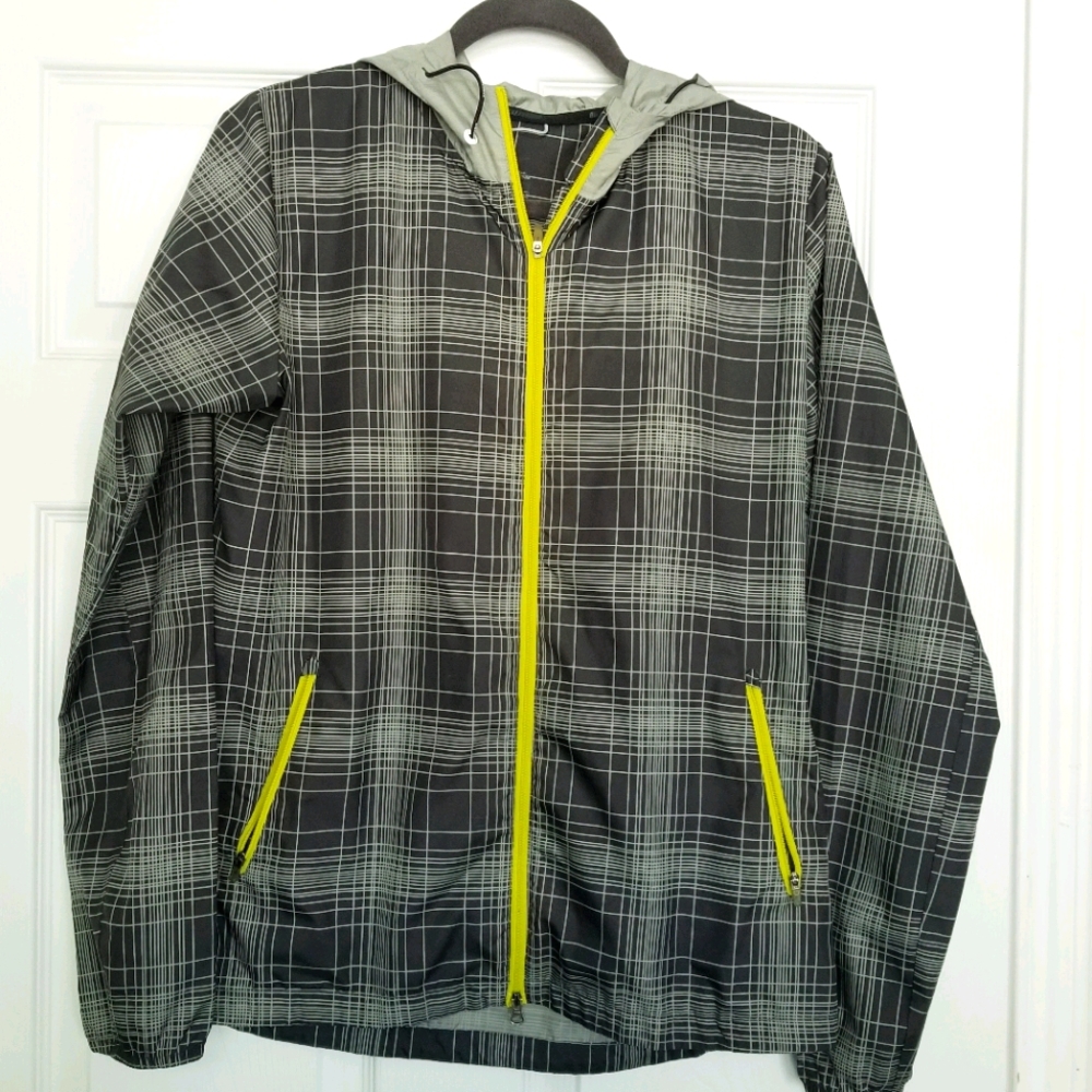 Nike running gray windbreaker medium